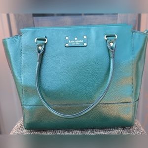 Kate Spade New York WELLESLEY SMALL CAMRYN SATCHEL Green